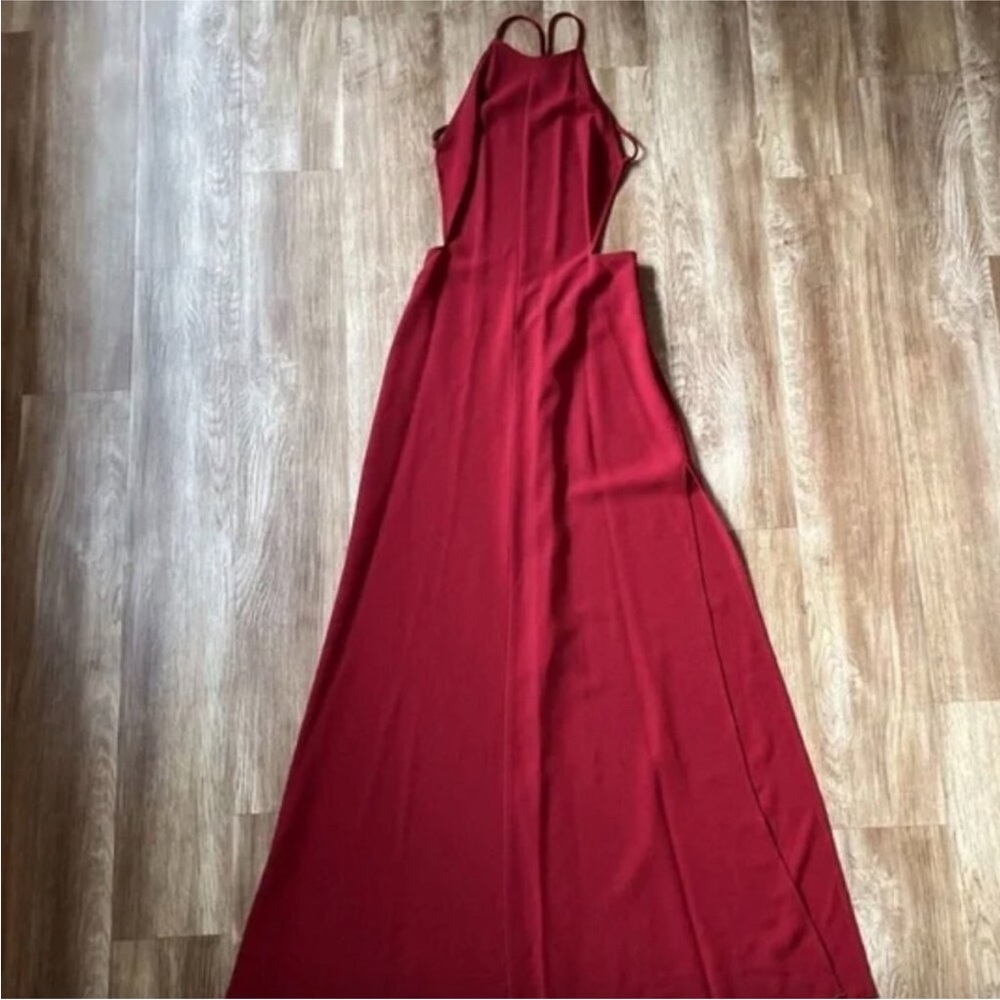 Red Reformation Backless Maxi Dress Size Small